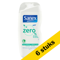 Sanex Aanbieding: 6x Sanex douchegel Zero% normale huid (250 ml)