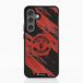 Manchester United Coque de Téléphone 3D Officielle – Design Abstrait Rouge et Noir