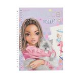 Depesche TOPModel - Zakkleurboek in praktisch formaat met 120 pagina's voor het ontwerpen van outfits, kleurboek met stickervel en spiraalband