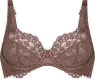 Hunkemöller Dames Lingerie Niet-voorgevormde beugel bh Daisy - Bruin - maat D90