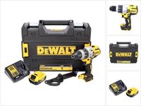 DeWalt DCD 996 P1 perceuse-visseuse à percussion sans balai 18 V 95 Nm + 1x batterie 5,0 Ah + chargeur + TSTAK