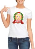 Bellatio Decorations Shoppartners Bv Foute Kerst shirt voor dames - Do You Want Me - wit XS