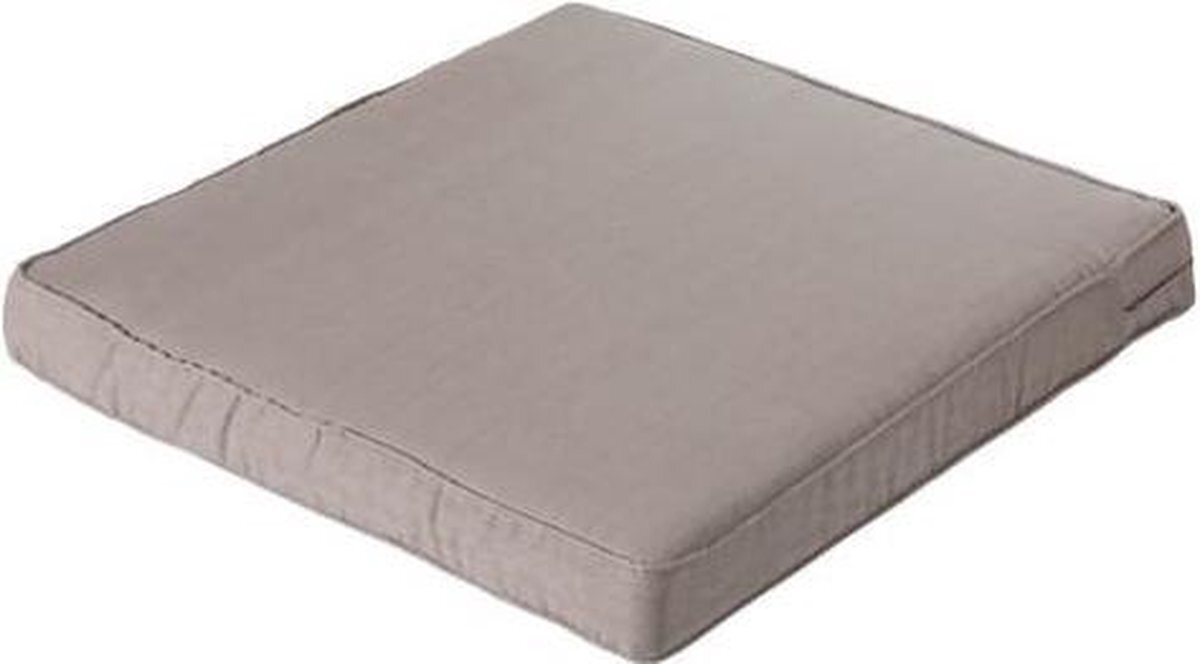 Madison Loungekussen Basic 60 X 60 X 8 Cm Polykatoen Taupe