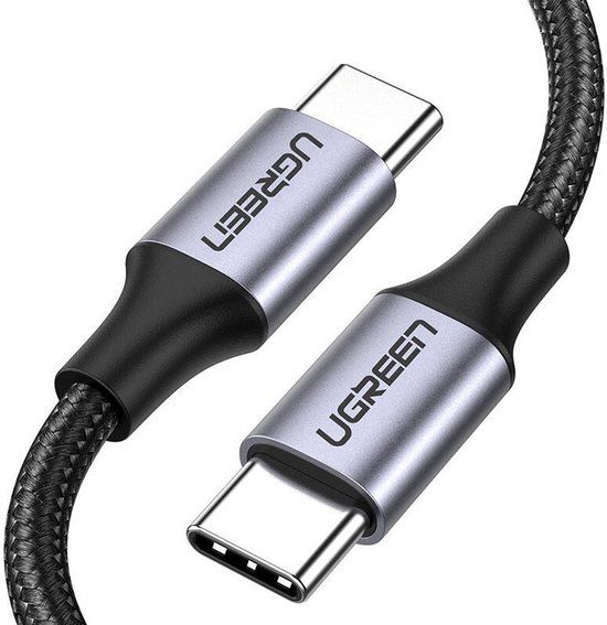 Ugreen USB-C naar USB-C kabel 1m 60W Zwart