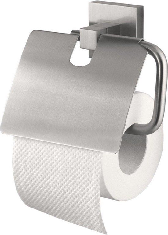 Haceka Mezzo Closetrolhouder met klep mat chroom | 1208657