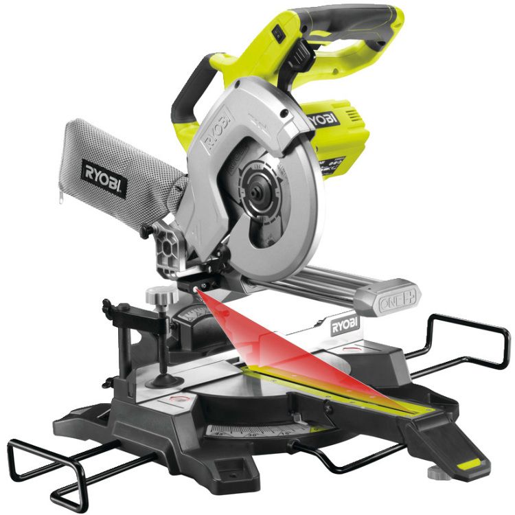 Ryobi R18MS216-0 - Afkortzaag - Accu niet inbegrepen