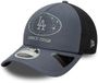 New Era Mlb Graphic 9forty Apex Los Angeles Dodgers Casquette Gris Med Polyester Unisexe Taille Unique