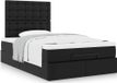 Prolenta Maison Exclusive - Ottomaans bedframe met matras, zwart, 120x190 cm, kunstleer