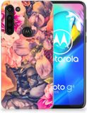 B2Ctelecom Motorola Moto G8 Power TPU Case Bosje Bloemen