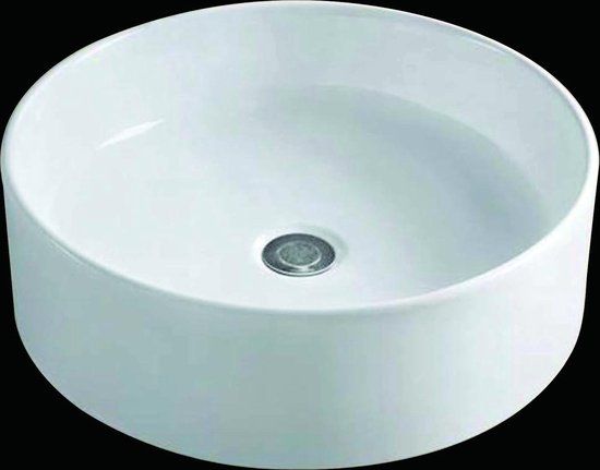 Best Design Rondo - Waskom - 41cm - Glans-wit