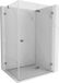 Mexen Lunar-F cabine de douche pliable droite 100 x 90 cm, transparent, gun metal