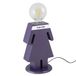 Pantone by Homemania 7002-4011-KZPN Homemania tafellamp, nachtkastje, violet, wit, zwart, hout, 15 x 16 x 26 cm, 1 x E27, max. 100 W