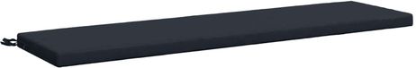 vidaXL - Bankkussen - SOEST - 100% Polyester - Donkerblauw - 140 x 40 x 5 cm