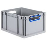 Allit 456730 Panier de rangement Rectangulaire Polypropylène (PP) Bleu, Gris