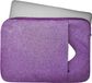 Lunso - Stijlvolle zachte neopreen sleeve hoes 13 inch - Paars