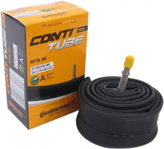 Continental MTB - Binnenband Fiets - Auto Ventiel - 40 mm - 26 x 175 - 250