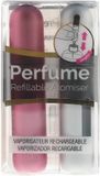 Pressit Twin Pack Refillable Perfume Spray Bottles - Pink & Silver