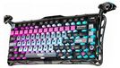 GravaStar Mercury V75 Pro clavier mécanique, avec interrupteurs magnétiques, gaming, disposition ANSI US, style cyberpunk