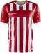 Craft Progress 2.0 Stripe Shirt Korte Mouw Heren - Rood / Wit | Maat: XXL