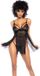 Mapale Mapalé Sexy Babydoll - Zwart - Maat L/XL