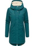 Ragwear Dames korte jas Oceaangroen