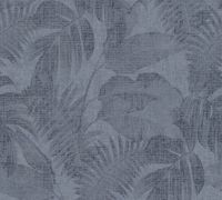 A.S. Création New Walls Tropical Leaves Wallpaper - Blue - 10m x 53cm - Non-Woven