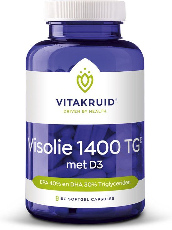 Vitakruid Visolie 1400 TG met D3 Capsules