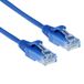 ACT Blauwe 10 meter LSZH U/UTP CAT6 Datacenter Slimline Patchkabel Snagless met RJ45 Connectoren