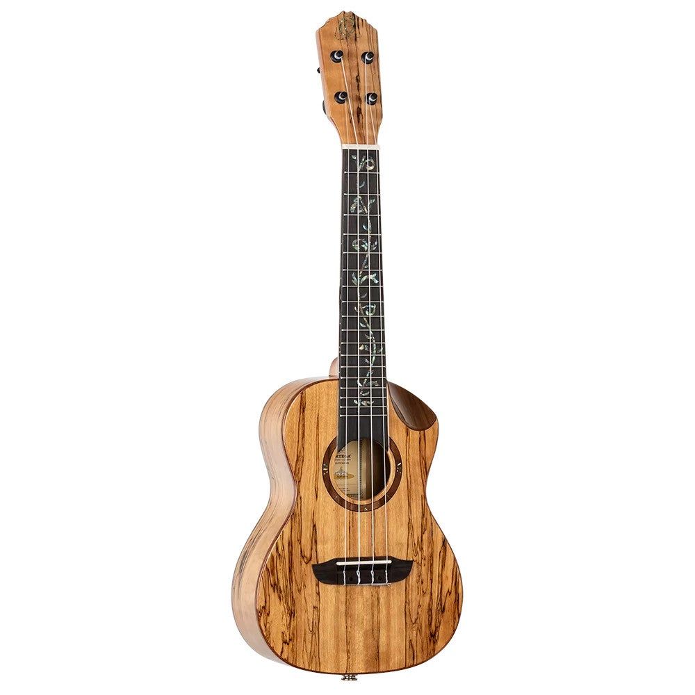 Ortega RUET-SMA Elite Series Concert Ukulele - Spalted Maple - Electro-Acoustic with Gigbag