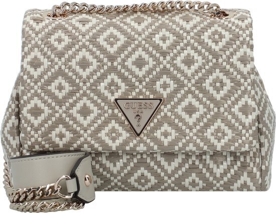 Guess Rianee Convertible Xbody Flap Dames Schoudertas - Taupe