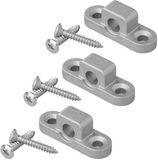 ProPlus Framebevestigingsoog - Set van 3 Stuks - Horizontaal - Incl. RSV Schroeven - Metaal
