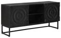 Syfax TV-kast Zwart 105 x 30 x 54 cm