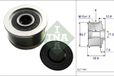 Schaeffler INA Poulie roue libre, alternateur pour HYUNDAI: Santa Fe, Tucson, Elantra, Trajet & VAUXHALL: Vectra & KIA: Sportage (Ref: 535 0046 10)