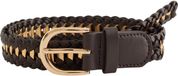 WE Fashion Dames gevlochten riem met gouden details