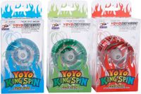 Van Manen Jojo Yoyo King Spin Junior 15 Cm Aluminium Blauw