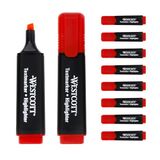 Westcott markeerstiften 10 stuks rood