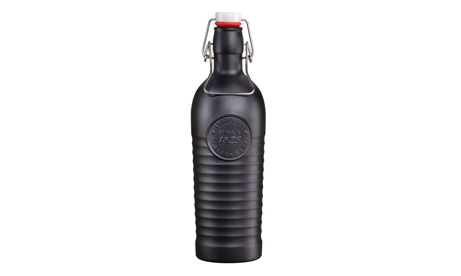 Bormioli Officina 1825 Fles - 1L - Antraciet