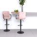 Maison Exclusive - Lot de 2 tabourets de bar en velours rose