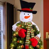 Kerstboom Topper Sneeuwman Hugger - Kerstmis/Vakantie/Winter Wonderland Party Decoratie Ornament Benodigdheden