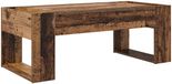 vidaXL Salontafel Oudhout 110 x 50 x 41 cm Bewerkt Hout