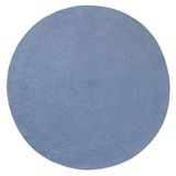 HAMID Nansa Binnen-/buitenkleed, gerecycled PET – Wasbaar en waterafstotend – Milieuvriendelijk en duurzaam – Ideaal voor terras, tuin of woonkamer (120 x 120 cm, blauw)