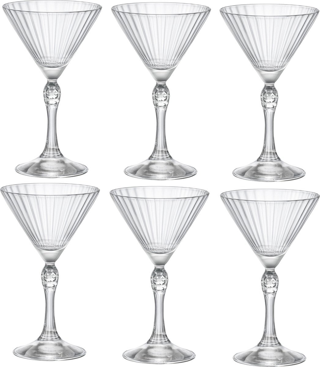 BORMIOLI ROCCO America '20s martiniglas 74,5 cl set van 6