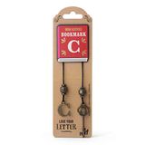 Book Keepers Antiqued Letter Bookmarks - Letter C