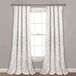 Lush Decor Witte Ravello Pintuck Gordijnpaneel, 84" x 52", 84" L