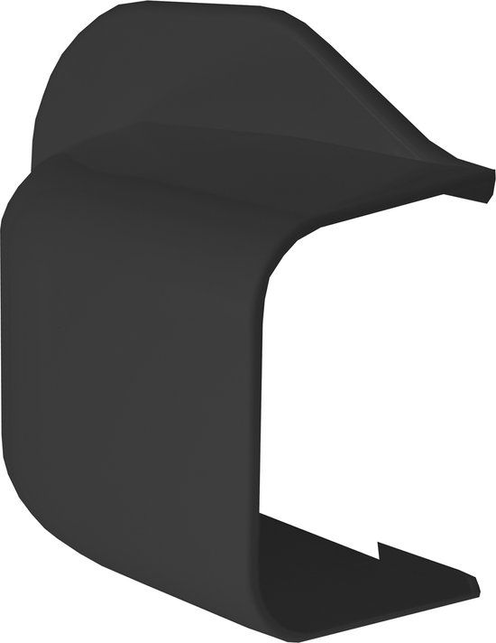 Canalit Airco Muurafdekkap 90 x 65 mm Antracietgrijs
