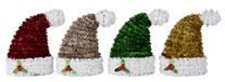 Christmas Gifts 01743 3D sprankelende kerstmuts met 4 verschillende soorten