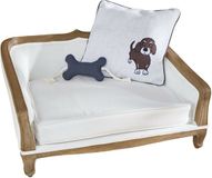 LOBERON Huisdierenbank Whisley bruin/crème