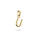 Thomas Sabo Charm Club Connect Charm-Hanger Letter U 18k Vergulding Gerecycled 925 Zilver CC1227-413-39