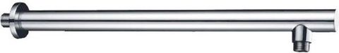 Wiesbaden Hydro Luxe douche arm rond muurbevestiging 45cm chroom