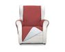 Martina Home Bankhoes Milano 1-zits rood/grijs
